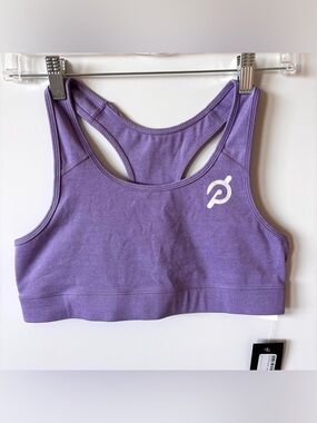 NWT Peloton lilac sport bra size M